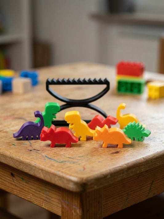 Jogo empilhável Sensorial : Dinossauros