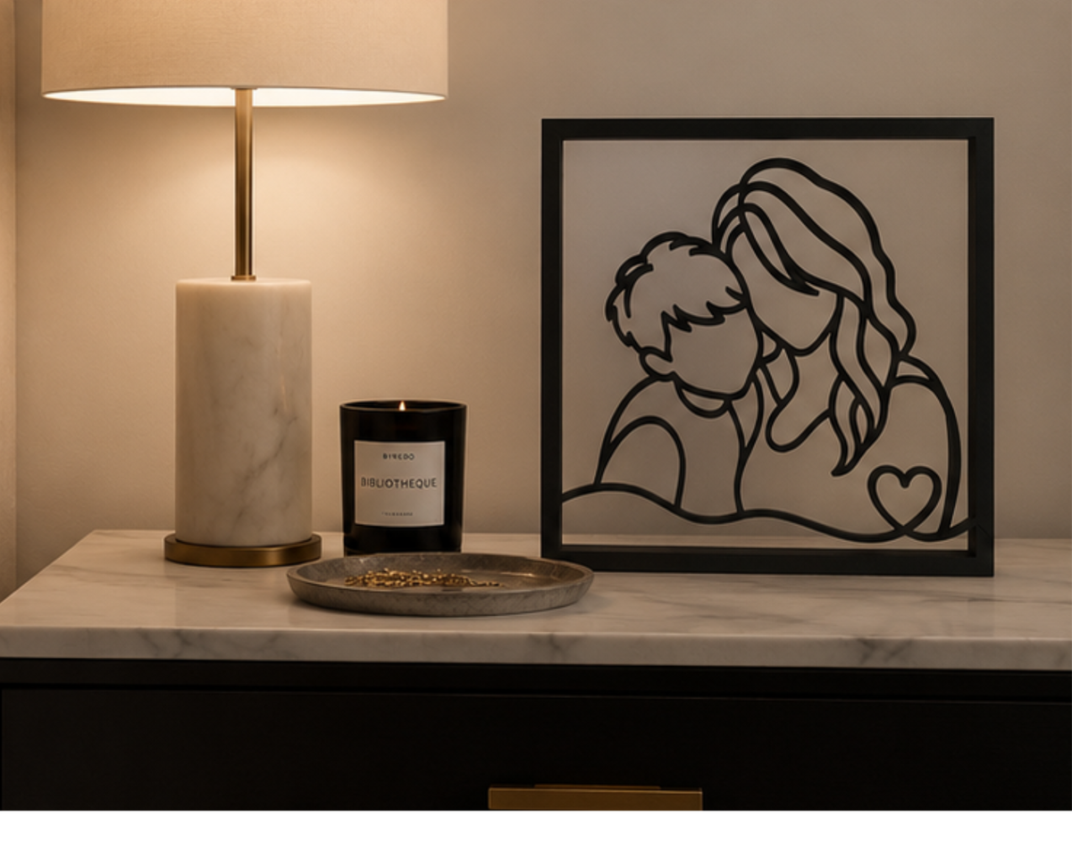 Quadro LineArt Frame Personalizado | Mon Lori