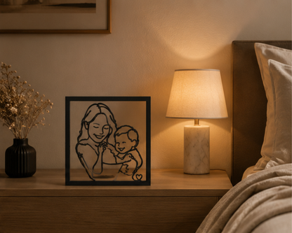 LineArt Frame – Moldura e Desenho numa Só Peça | Mon Lori